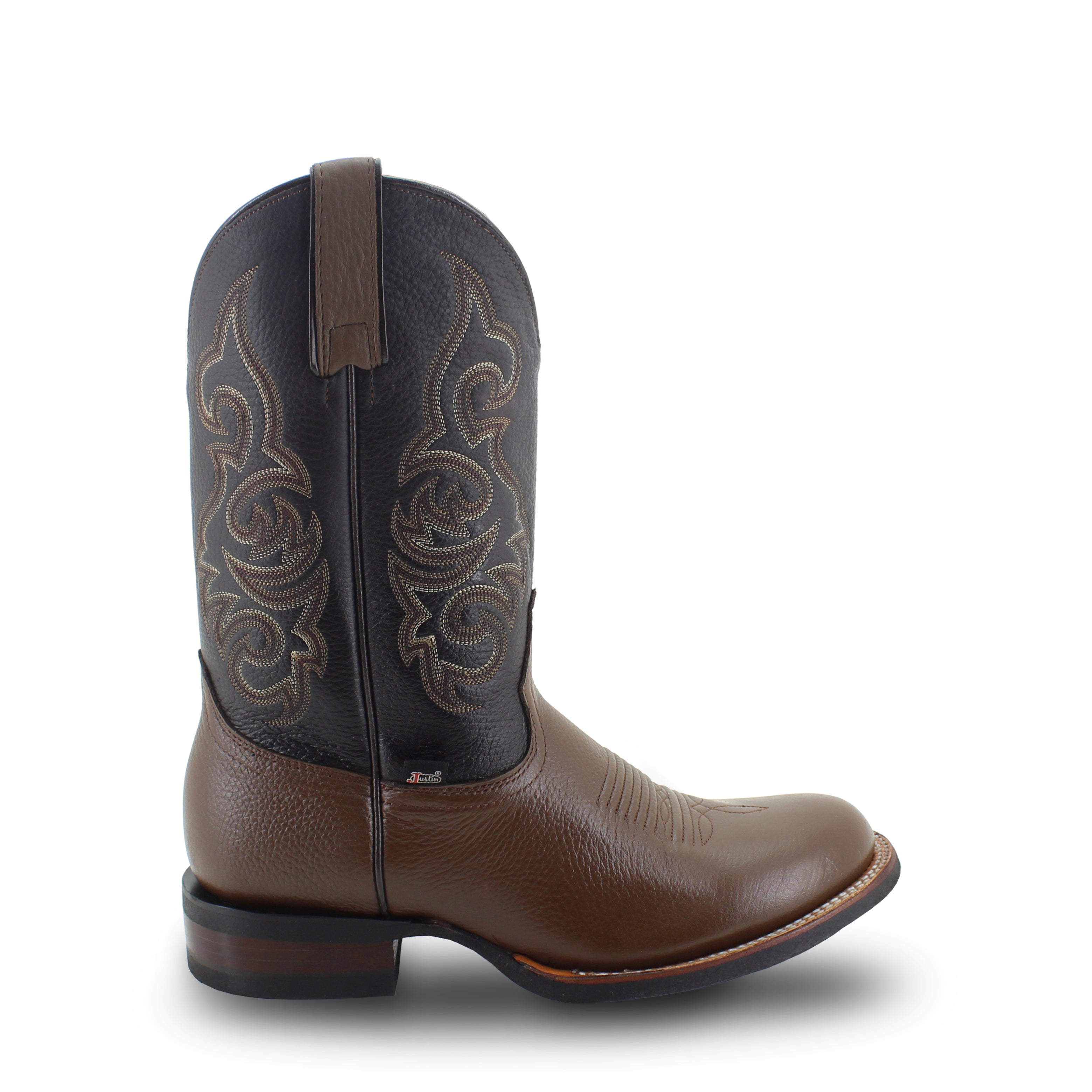 Justin Boots Botas Vaqueras Para Hombre Punta Redonda Outlet Vaquera